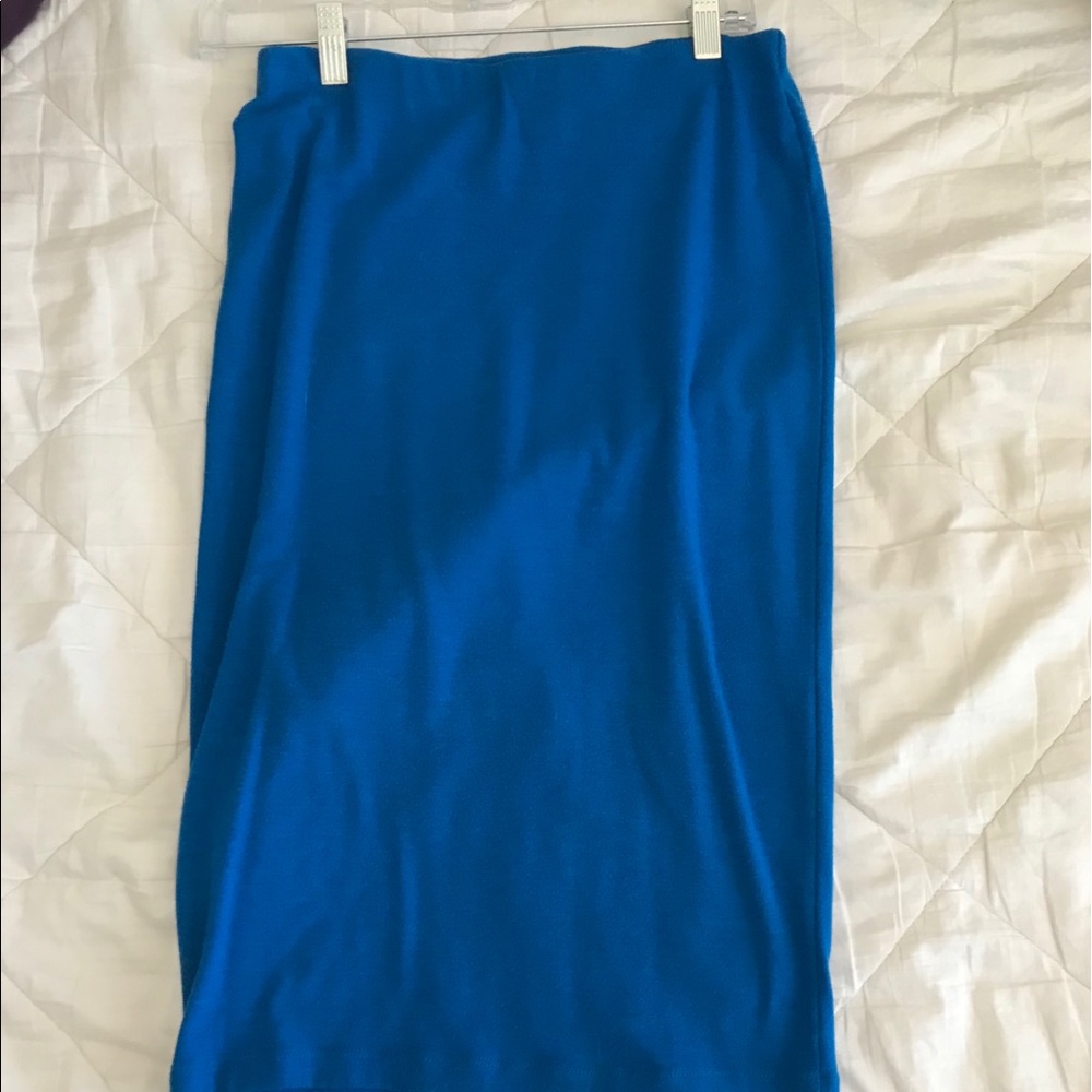 Knee length pencil skirt